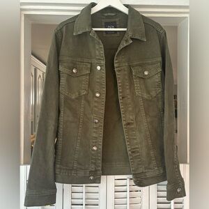 Zara | Pocketed Green Denim Jacket 🪴